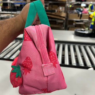 GENERIC PINK STRAWBERRY LUNCH PETITE BAG - STRAWBERRY - Like New