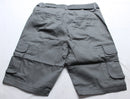 RUGGED TRAIL MEN'S CARGO 4-WAY STRETCH BELTED SHORTS - SIZE: MEN 40 - GRAY - Like New