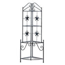 Zingz and Thingz Lone Star Corner Shelf B018ABHQZC - Black - Brand New