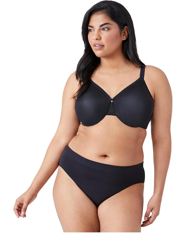WACOALSIMPLE SHAPING MINIMIZER UNDERWIRE BRA 857109 - SIZE: WOMEN 34C - BLACK - Brand New