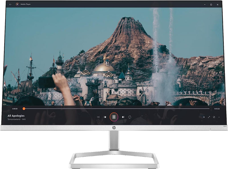 HP 24" FHD 1080p IPS LED Anti-Glare Monitor M24F - Silver - Like New