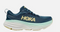 1123202 Hoka one one Bondi 8 Men's Midnight Ocean Blue Steel - 10 Like New