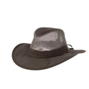 B0B9K74C86 Dorfman Hat Co. Men's Mesh Safari Hat (Charcoal, X-Large) - Brand New