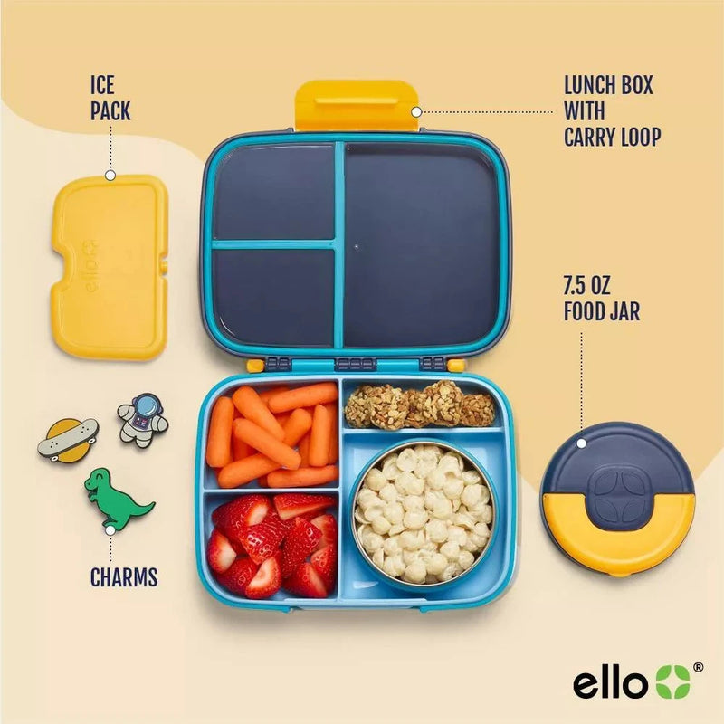 ELLO 45.27OZ BENNI POLYPROPYLENE FOOD STORAGE CONTAINER - BLUE - Like New