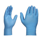 AMMEX POWDER FREE NITRILE EXAM GLOVES LATEX FREE LARGE 100 COUNT - BLUE - Brand New