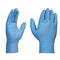 AMMEX POWDER FREE NITRILE EXAM GLOVES LATEX FREE LARGE 100 COUNT - BLUE - Brand New