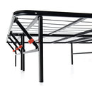 LAYLA CLASSIC BRANDS LOTHIAN 14-INCH PLATFORM BED FRAME KING J10128-0016 - BLACK - Like New