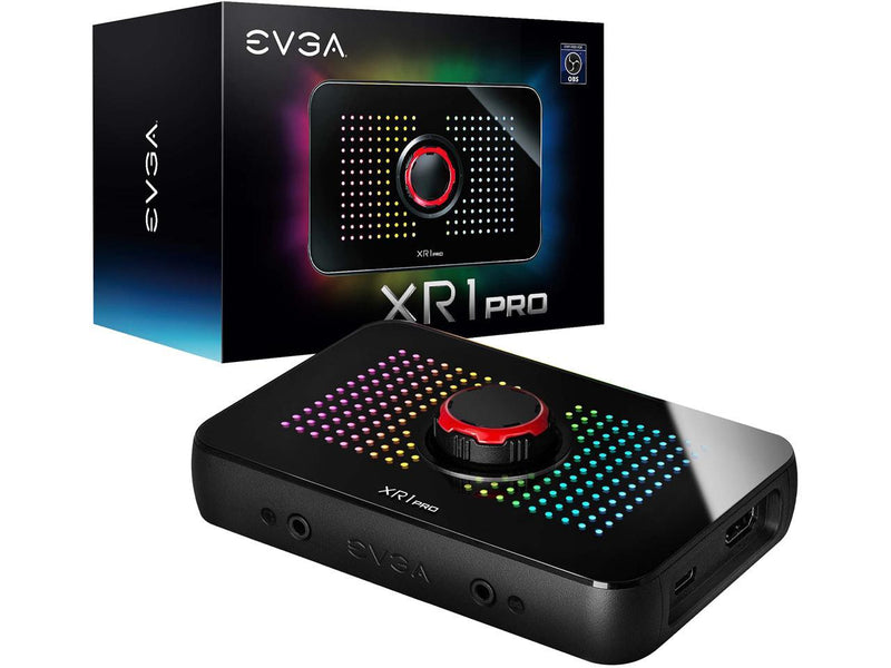 EVGA XR1 Pro Capture Card, 1440p/4K HDR Capture/Pass Through, Certified