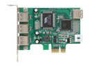 StarTech PEXUSB4DP 4 Port PCI Express Low Profile High Speed USB Card - PCIe USB