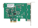 StarTech PEXUSB4DP 4 Port PCI Express Low Profile High Speed USB Card - PCIe USB