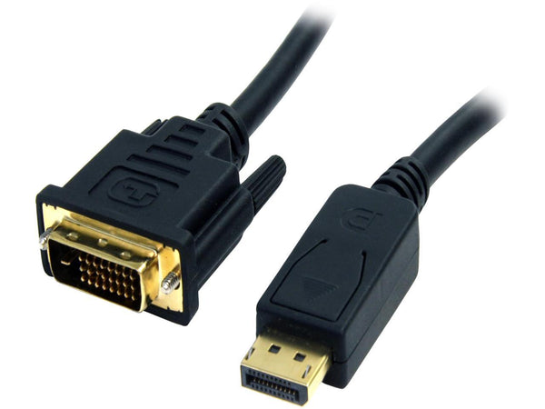 StarTech.com DP2DVI2MM6 6 ft. Black Connector A: 1 - DisplayPort (20-pin)