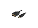 StarTech.com DP2VGAMM6 6 ft. Black Connector A: 1 x DisplayPort Male

Connector