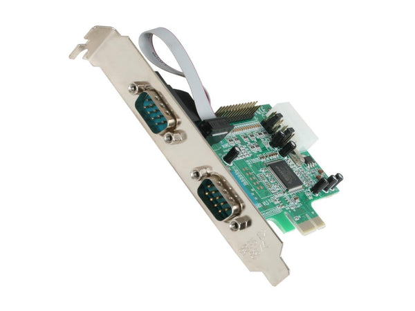 StarTech.com 2S1P Native PCI Express Parallel Serial Combo Card with 16550 UART