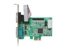 StarTech.com 2S1P Native PCI Express Parallel Serial Combo Card with 16550 UART