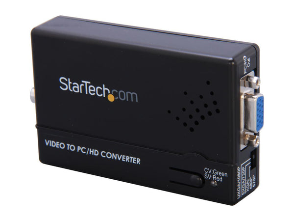 StarTech.com VID2VGATV2 Composite and S-Video to VGA Video Scan Converter