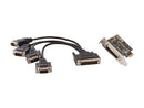 StarTech.com PEX4S553B 4 Port RS232 PCI Express Serial Card w/ Breakout Cable