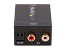 StarTech.com SPDIF2AA SPDIF Digital Coaxial or Toslink to Stereo RCA Audio