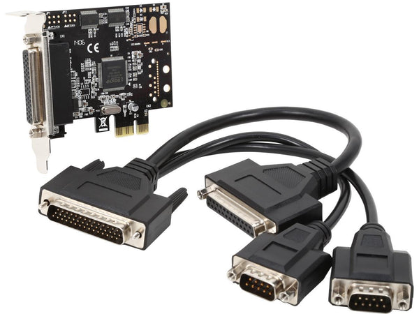 StarTech.com 2S1P PCI Express Serial Parallel Combo Card with Breakout Cable