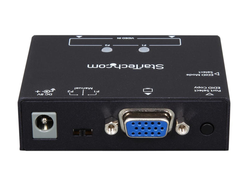StarTech.com 2-Port VGA Auto Switch Box with Priority Switching and EDID Copy