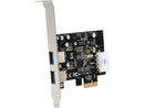 StarTech.com 2 Port PCI Express (PCIe) SuperSpeed USB 3.0 Card Adapter with UASP