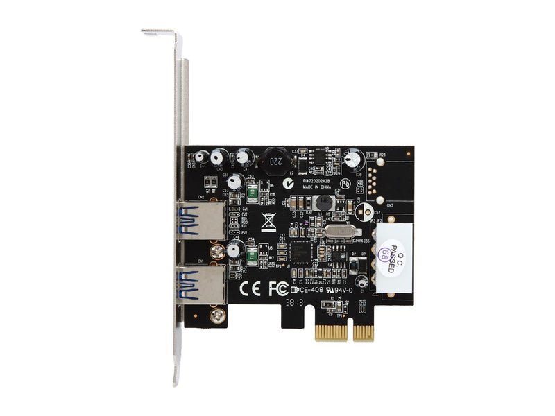 StarTech.com 2 Port PCI Express (PCIe) SuperSpeed USB 3.0 Card Adapter with UASP