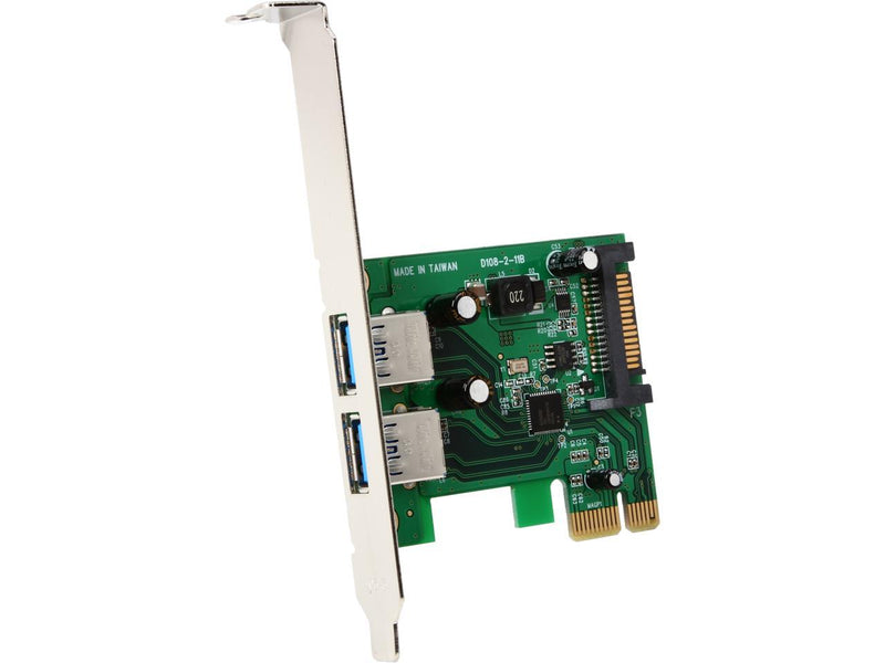 StarTech.com 2 Port PCI Express (PCIe) SuperSpeed USB 3.0 Card Adapter with UASP