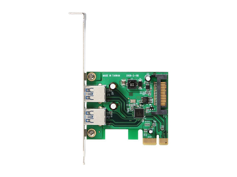 StarTech.com 2 Port PCI Express (PCIe) SuperSpeed USB 3.0 Card Adapter with UASP