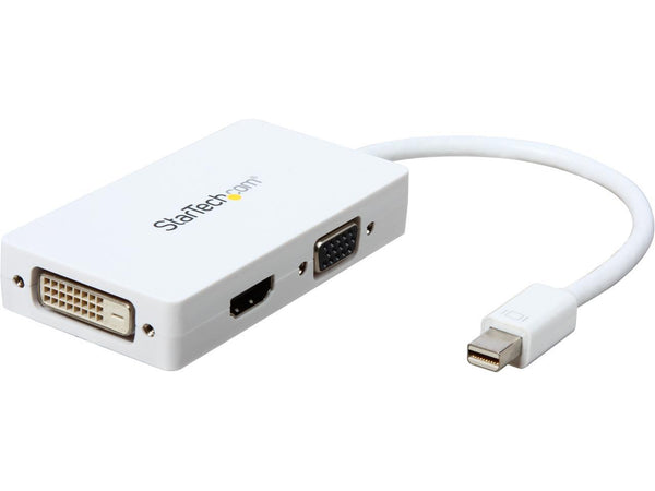 StarTech.com MDP2VGDVHDW Mini DisplayPort to VGA / DVI / HDMI Adapter -