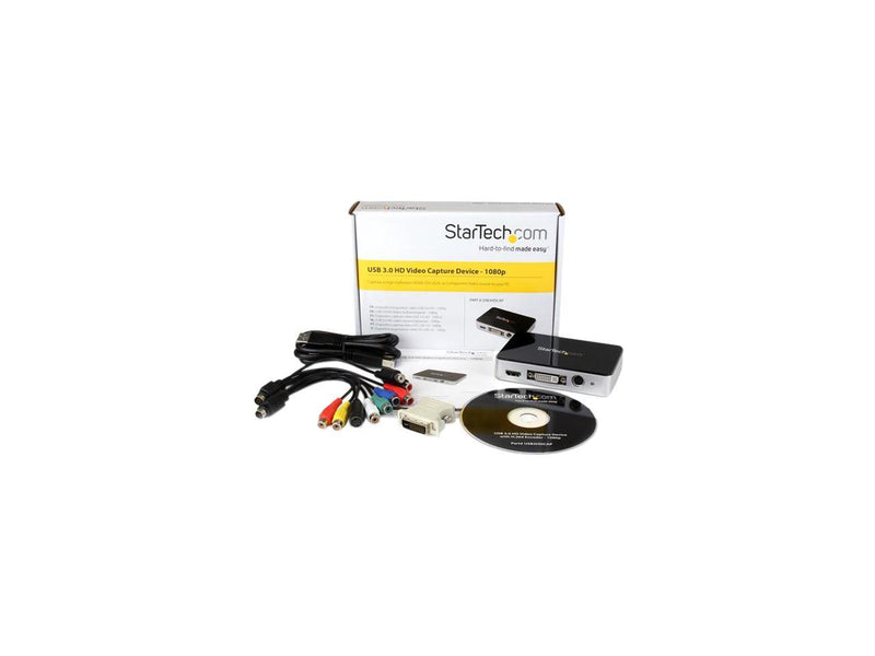 StarTech.com USB 3.0 Video Capture Device - HDMI / DVI / VGA / Component HD