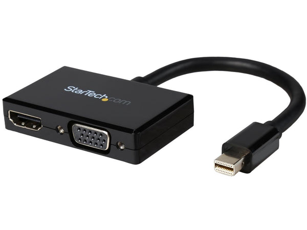 StarTech.com MDP2HDVGA Travel A/V adapter: 2-in-1 Mini DisplayPort to HDMI or