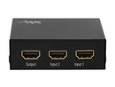 StarTech VS221HD20 2-Port HDMI Switch - 4K 60Hz - Supports HDCP - IR - HDMI