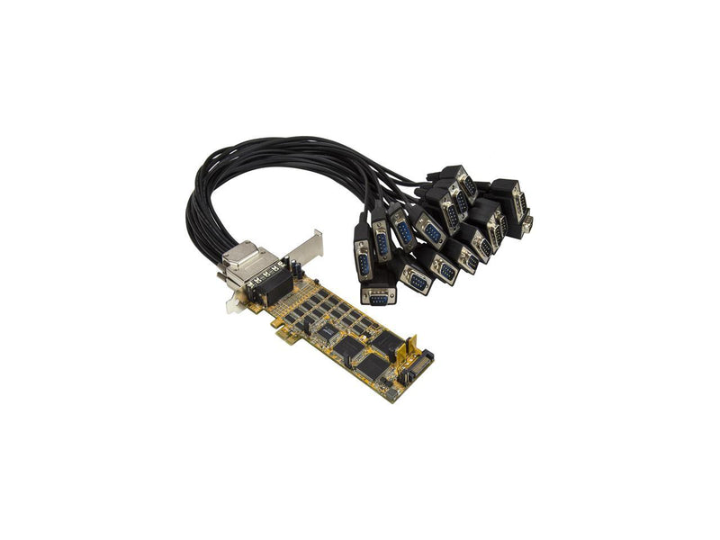 StarTech.com 16-Port Low-Profile Serial Card - RS232 - PCI Express Model