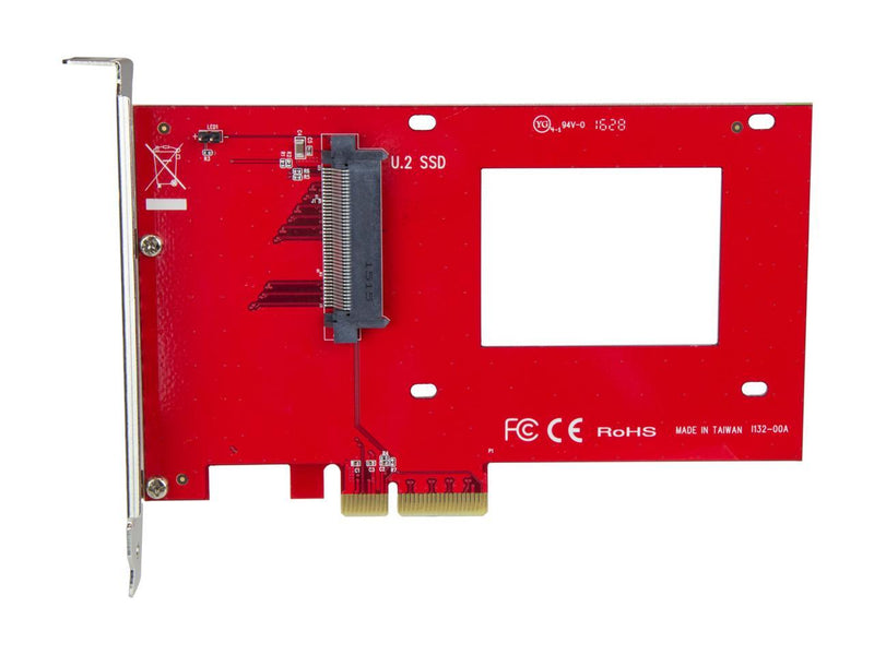 StarTech PEX4SFF8639 StarTech.com U.2 to PCIe Adapter - x4 PCIe - For 2.5" U.2