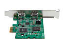 StarTech.com PEX1394A2V2 2 Port PCI Express FireWire Card - 1394a Firewire - TI