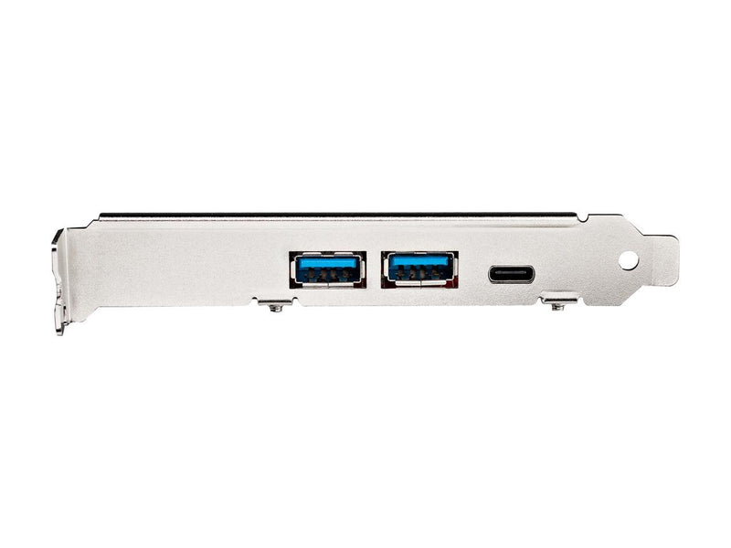 5-Port USB PCIe Card, 10Gbps USB 3.1 Gen 2 PCIe Card w/ 1x USB-C & 2x USB-A, 1x