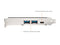 5-Port USB PCIe Card, 10Gbps USB 3.1 Gen 2 PCIe Card w/ 1x USB-C & 2x USB-A, 1x