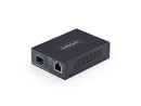 StarTech10GbE Multi-Gigabit Open SFP+ Fiber Media Converter, Standalone 10