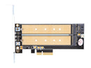 Silverstone SST-ECM22 Dual M.2 to PCIe x4 NVMe SSD and SATA 6 G  Adapter Card