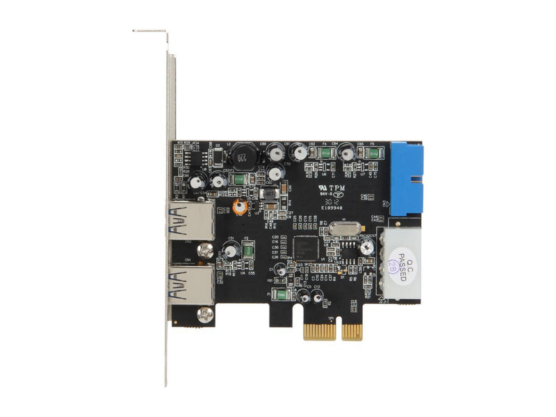 VANTEC 4-Port SuperSpeed USB 3.0 PCIe Host Card w/ Internal 20-Pin Connector