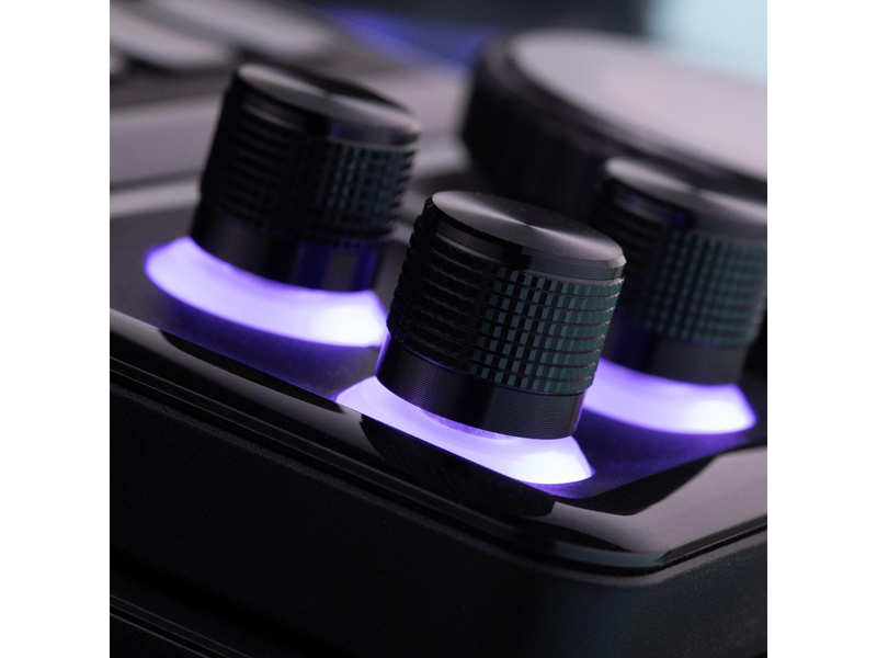 MasterHUB 3xKnob Module: Precision Control with Customizable Knobs and RGB LEDs