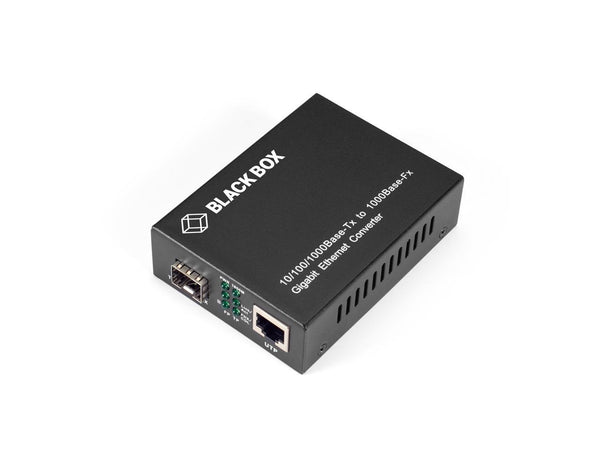 Black Box Pure Networking Gigabit Ethernet (1000-Mbps) Media Converter -