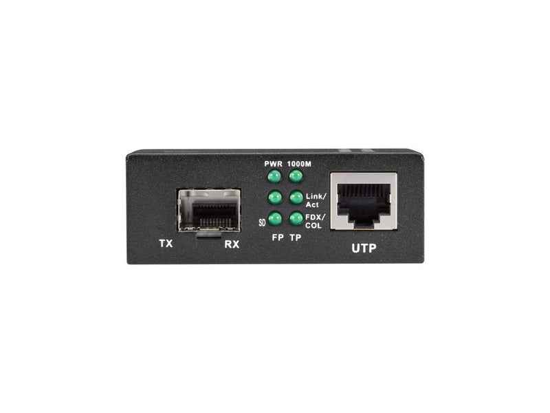 Black Box Pure Networking Gigabit Ethernet (1000-Mbps) Media Converter -