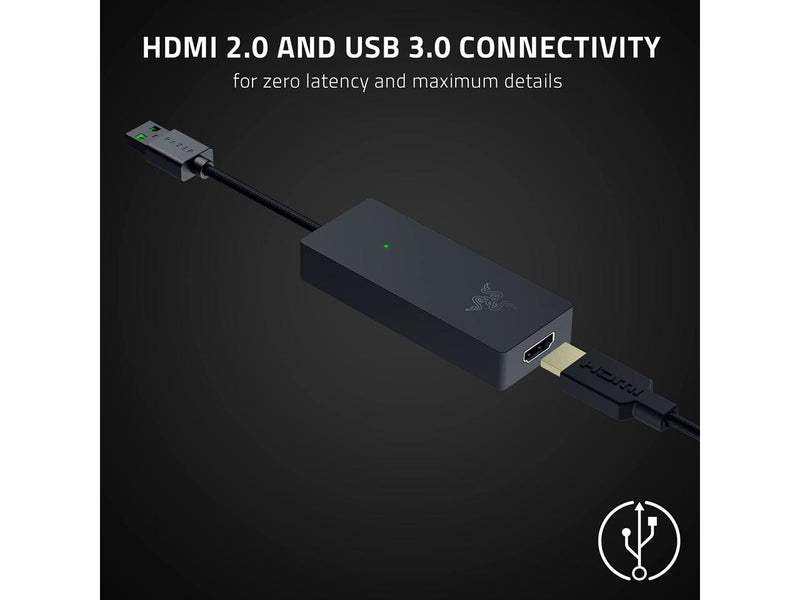 Razer Ripsaw X USB Capture Card with Camera Connection for Full 4K Streaming