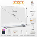 LED NOTE BOARD WITH COLORS, 13.7"X10" 6 MODES & 8 COLORS ACRYLIC DRY-ERASE - Like New