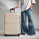 ANTLER Single Stripe Hardside Checked Large Luggage, Wheat Beige, 32", 144L - Like New