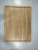 EXTRA LARGE WOODEN CUTTING BOARD 24X18 THICK CHOPPING BOARD - NATURAL WOOD - Like New