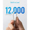 ANKER POWERPORT III 2-PORT 12W USB WALL CHARGER 3FT LIGHTNING CABLE - WHITE - Like New