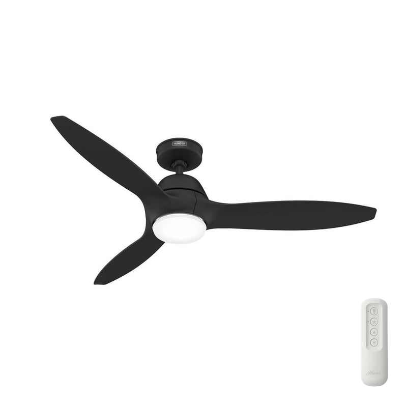 HUNTER SKYWAY LED 52" CEILING FAN CC51672 - BLACK - Scratch & Dent