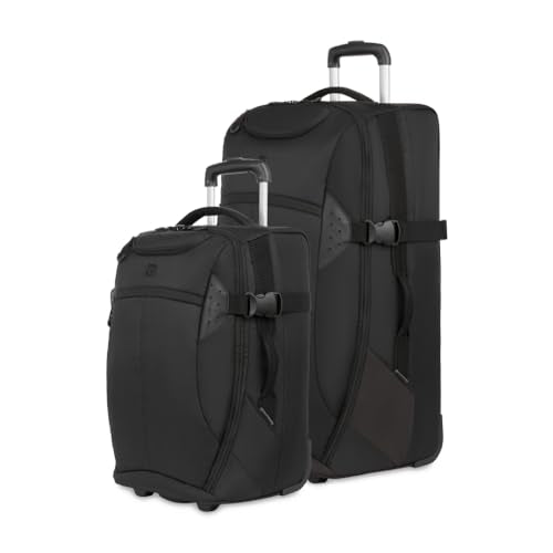 SwissGear Apex Exec Wheeled Rolling Duffel, 8-Day Capacity, Soft-Shell Luggage - Like New