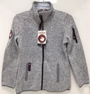 Canada Weather Gear Women's Sweater Fleece Climb Jacket, Gray, Large, OLCW975ZU - Like New